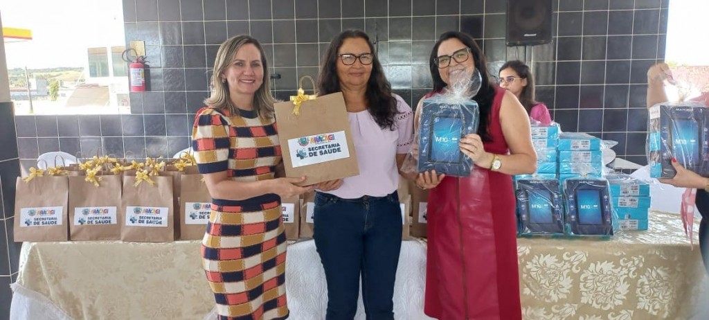 Prefeitura realiza evento para os ACS's e ACE's e entrega novos tablets para os agentes de saúde do município
